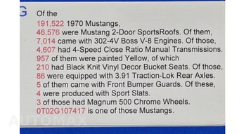 1970 Ford Mustang Boss 302 - miniatura 33