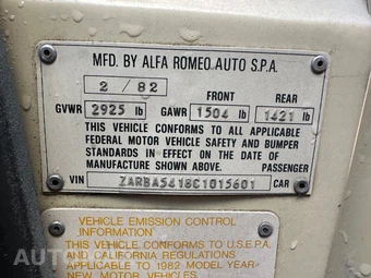 1982 Alfa Romeo Spider Veloce – miniatura 35