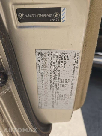 1987 BMW 6 Series Coupe 635CSi – miniatura 5