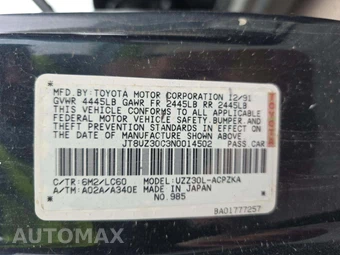 1992 Lexus SC 400 – miniatura 5