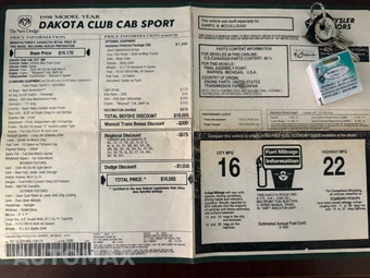 1998 Dodge Dakota Sport Extended Cab Long Bed – miniatura 21