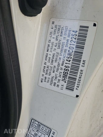 1998 Honda Prelude – miniatura 14