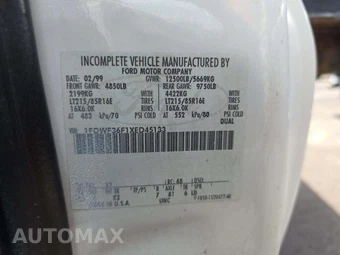 1999 Ford Super Duty F-350 Cab Chassis XL Regular Cab DRW - miniatura 5