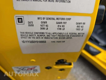 2000 Chevrolet Corvette Convertible 1SA - miniatura 5