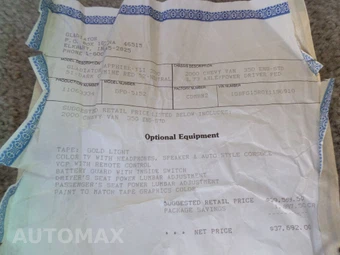 2000 Chevrolet Express G1500 Upfitter Van 135.0" WB - miniatura 37