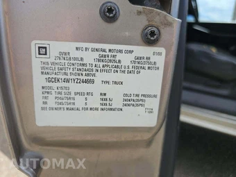 2000 Chevrolet Silverado 1500 Regular Cab Medium Bed – miniatura 2