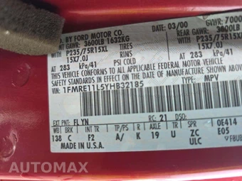 2000 Ford E-150 Wagon XL 138.0" WB – miniatura 2