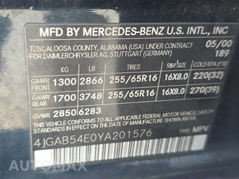 2000 Mercedes-Benz ML 320 - miniatura 14