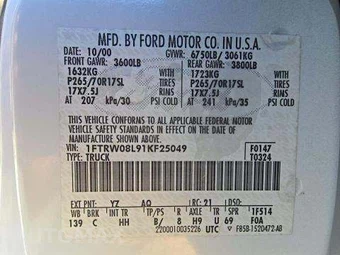 2001 Ford F-150 Lariat Crew Cab Short Bed - miniatura 6