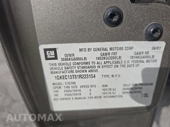 2001 GMC Yukon SLT – miniatura 15