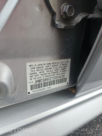 2001 Honda Accord Sedan EX w/Leather – miniatura 14