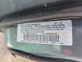 2001 Subaru Outback Wagon w/GB Equipment - miniatura 14