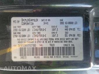 2002 Dodge Ram 2500 Crew Cab Medium Bed – miniatura 14