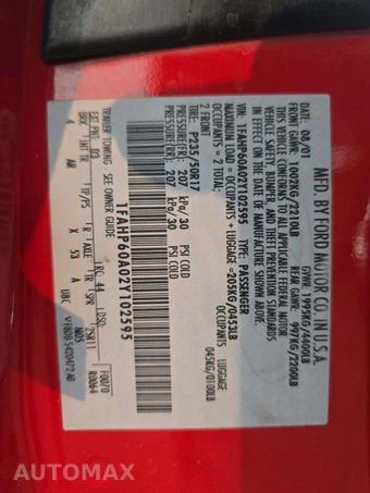 2002 Ford Thunderbird Premium – miniatura 2