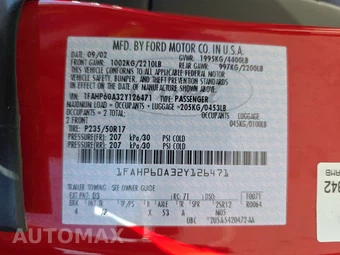 2002 Ford Thunderbird Premium w/Removable Top – miniatura 13