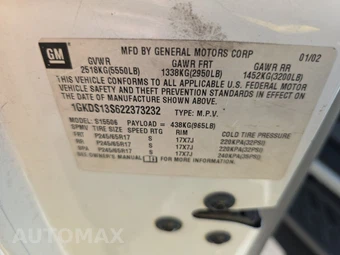 2002 GMC Envoy SLT – miniatura 14