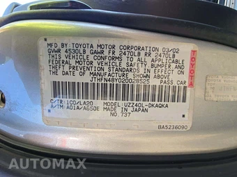 2002 Lexus SC 430 - miniatura 5