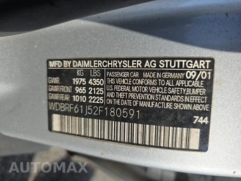 2002 Mercedes-Benz C 240 Sedan – miniatura 14