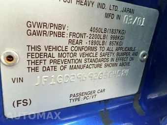 2002 Subaru Impreza WRX Sedan - miniatura 38