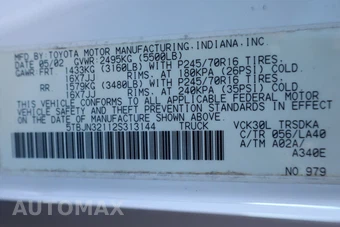 2002 Toyota Tundra Regular Cab Long Bed - miniatura 12