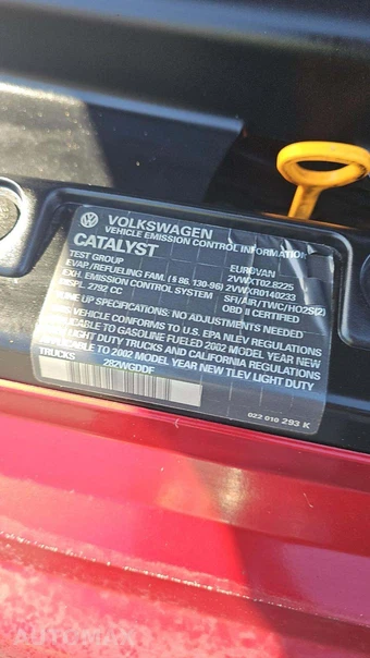 2002 Volkswagen EuroVan MV 115.0" WB - miniatura 19