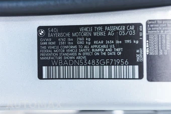 2003 BMW 5 Series Sedan 540i - miniatura 23