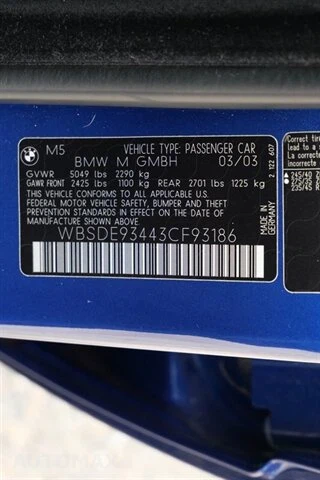 2003 BMW M5 Sedan - miniatura 35