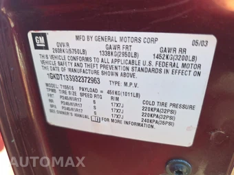 2003 GMC Envoy SLE - miniatura 14