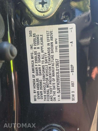 2003 Honda Element EX – miniatura 5