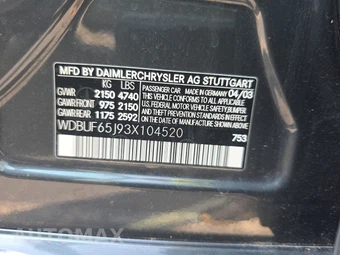 2003 Mercedes-Benz E 320 Sedan – miniatura 14