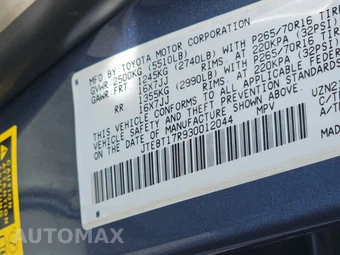 2003 Toyota 4Runner Limited – miniatura 14