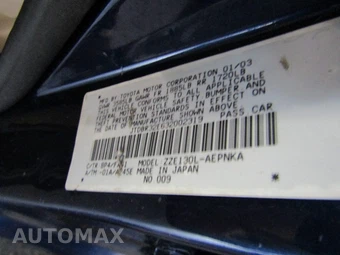 2003 Toyota Corolla CE – miniatura 8