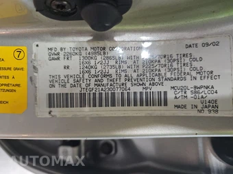 2003 Toyota Highlander Limited – miniatura 14