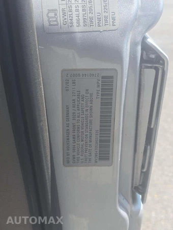 2003 Volkswagen EuroVan MV 115.0" WB - miniatura 5