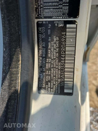 2004 BMW 3 Series Sedan 325xi – miniatura 5
