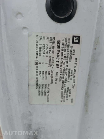 2004 Chevrolet Astro Cargo Van 1SA 111.2" WB - miniatura 5