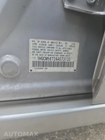 2004 Honda Accord Sedan EX w/Leather, Navigation & XM - miniatura 17