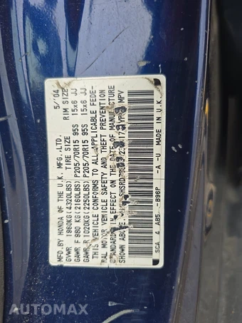 2004 Honda CR-V EX – miniatura 21