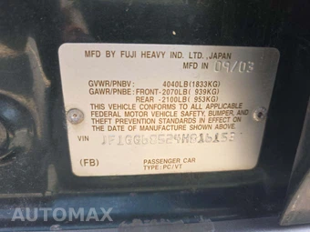 2004 Subaru Impreza Sport Wagon Outback Sport – miniatura 5