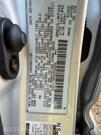 2004 Toyota 4Runner Limited - miniatura 11