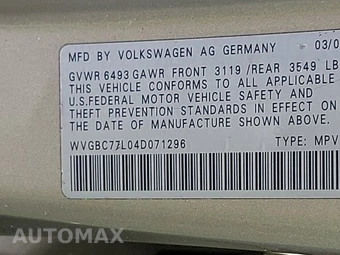 2004 Volkswagen Touareg – miniatura 15
