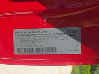 2005 Audi TT Roadster 1.8T Convertible – miniatura 2