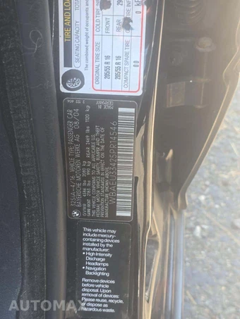 2005 BMW 3 Series Sedan 325xi – miniatura 5