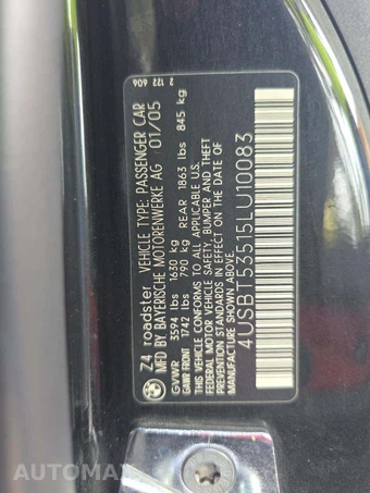 2005 BMW Z4 Roadster 3.0i – miniatura 5