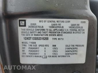 2005 Chevrolet TrailBlazer LT - miniatura 14