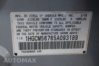 2005 Honda Accord Sedan EX - miniatura 16