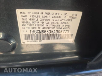 2005 Honda Accord Sedan EX-L - miniatura 14