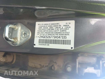 2005 Honda Civic Sedan EX – miniatura 5