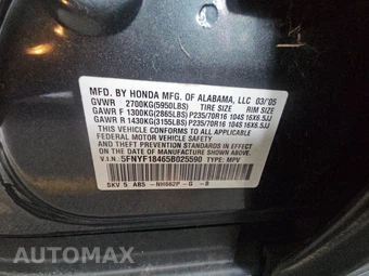 2005 Honda Pilot EX – miniatura 14