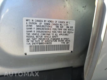 2005 Honda Pilot EX-L w/RES - miniatura 14